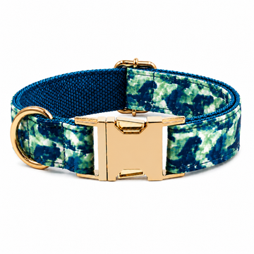 Collier Chien Brume d’Émeraude